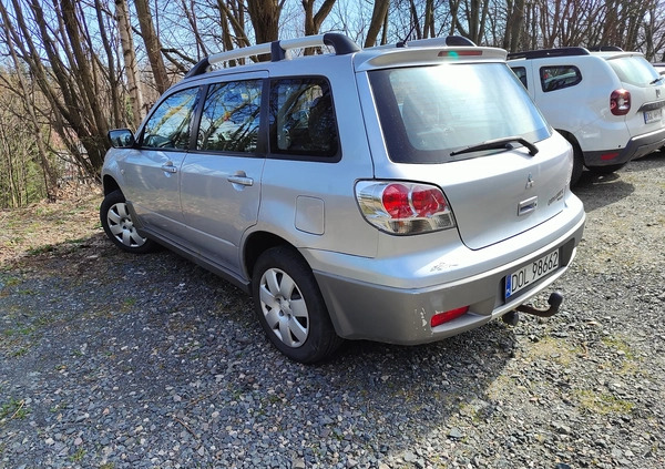 Mitsubishi Outlander cena 11500 przebieg: 207045, rok produkcji 2003 z Karpacz małe 37